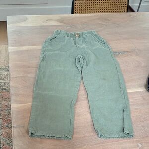 Zara Kids linen pants, drawstring